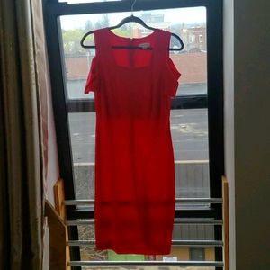 Women's size 8 Red Calvin Klein Cocktail Dress